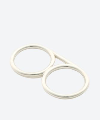 ＜HYKE (Women)＞ＤＯＵＢＬＥ　ＲＩＮＧ　ｓｉｌｖｅｒ