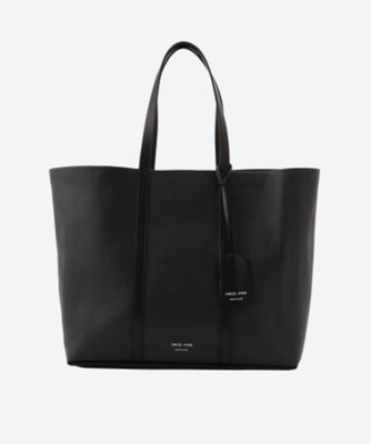 ＜HYKE (Women)＞ＬＥＡＴＨＥＲ　ＴＯＴＥ　ＢＡＧ（ＭＥＤＩＵＭ　ＳＩＺＥ）