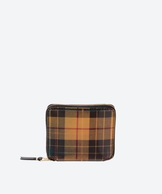 二つ折りＺＩＰ財布Ａ ＬＥＮＴＩＣＵＬＡＲ ＴＡＲＴＡＮ Ｂ