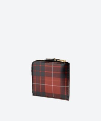 Ｌ字型ＺＩＰ財布 ＬＥＮＴＩＣＵＬＡＲ ＴＡＲＴＡＮ Ａ 