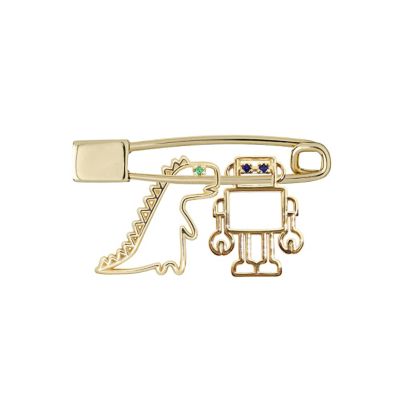 ALIITA (Women)/アリータ ARPITA DUO SPACE ブローチ YELLOW GOLD ブローチ・バッジ【三越伊勢丹/公式】