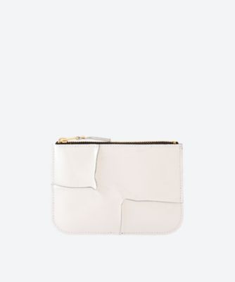 ＜三越伊勢丹/公式＞ Wallet COMME des GARCONS (Women/Men)/ウォレット コム デ ギャルソン リバースドヘム ポーチ小 WHITE 洗面化粧ポーチ【三越伊勢丹/公式】