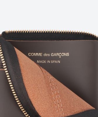 フォーステッチロゴ財布 エンボスロゴタイプ L字型財布 8Z－J310 | Wallet COMME