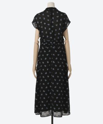 三越伊勢丹別注色 French Sleeve Dress With 三越伊勢丹別注色 French Sleeve Dress With