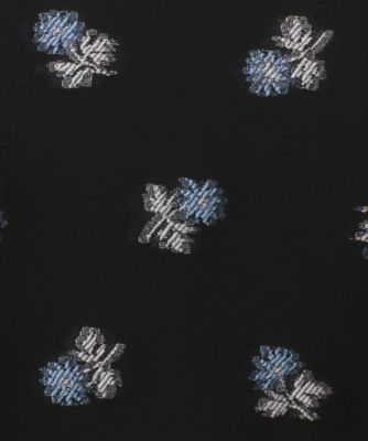 三越伊勢丹別注色 Ｆｒｅｎｃｈ Ｓｌｅｅｖｅ Ｄｒｅｓｓ Ｗｉｔｈ Ｓｍａｌｌ Ｆｌｏｗｅｒ Ｅｍｂｒｏｉｄｅｒｙ