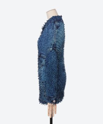 SHIBORI PHOTO PRINT DENIM JACKET
