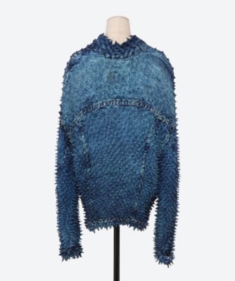 SHIBORI PHOTO PRINT DENIM JACKET
