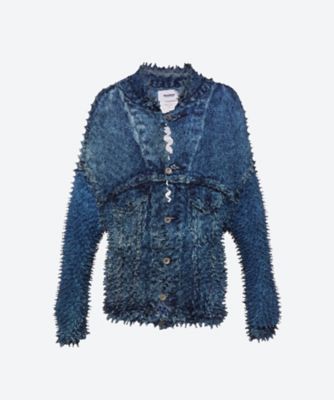 ＜doublet (Women)＞ＳＨＩＢＯＲＩ　ＰＨＯＴＯ　ＰＲＩＮＴ　ＤＥＮＩＭ　ＪＡＣＫＥＴ