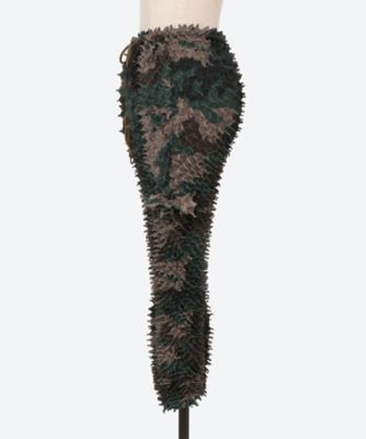 SHIBORI CAMOUFLAGE PRINT PANTS 