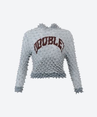 SHIBORI COLLEGE LOGO PRINT HOODIE 
