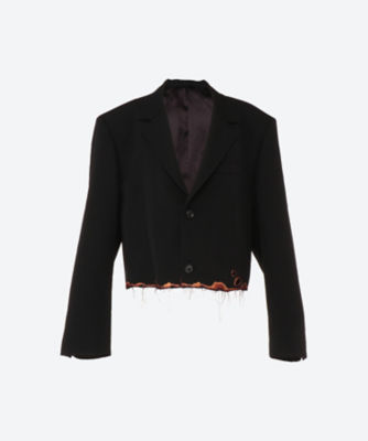 doubletBURNIG EMBROIDERY TAILORED JACKET