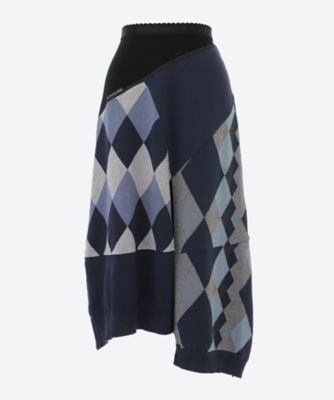 マリーンセルパッチワークスカート