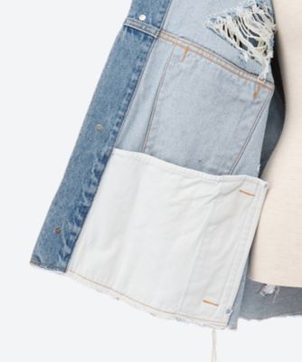 ジャケット・アウター doublet PEARL DECORATION DENIM JACKET S doublet PEARL DECORATION DENIM JACKET S Paris Fashion Week A