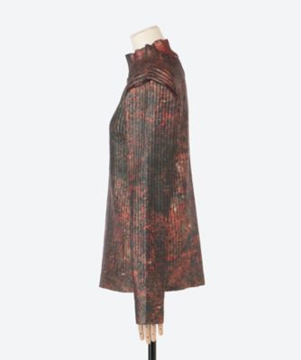 ＲＵＳＴ　ＰＲＩＮＴＥＤ　ＫＮＩＴ　ＰＵＬＬＯＶＥＲ