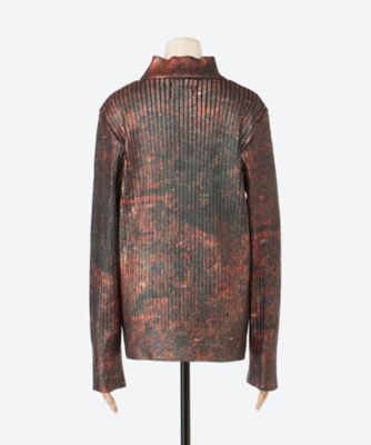 ＲＵＳＴ　ＰＲＩＮＴＥＤ　ＫＮＩＴ　ＰＵＬＬＯＶＥＲ