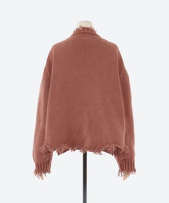doublet OVERSIZED CUT―OFF CARDIGAN M OVERSIZED CUT―OFF CARDIGAN | doublet