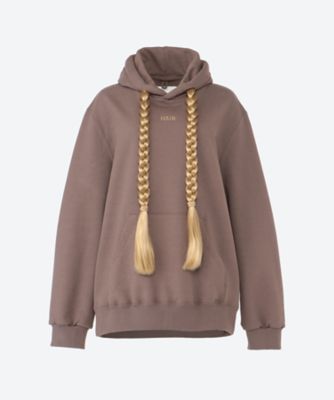 doublet HOODIE WITH BRAIDS HAIR パーカー-