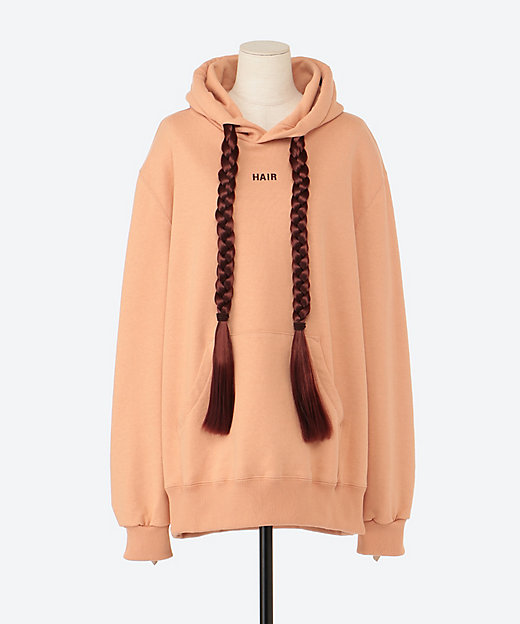 doublet HOODIE WITH BRAIDS HAIR パーカー