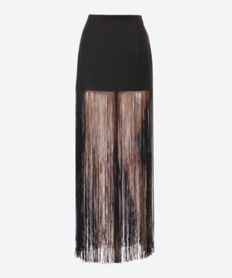 ＜doublet (Women)＞ＢＯＤＹ　ＰＡＩＮＴＥＤ　ＦＲＩＮＧＥ　ＳＫＩＲＴ