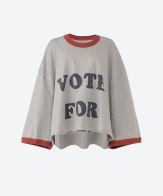 ＜doublet (Women)＞ＯＶＥＲＳＩＺＥＤ　ＲＩＮＧＥＲ　Ｔ―ＳＨＩＲＴ