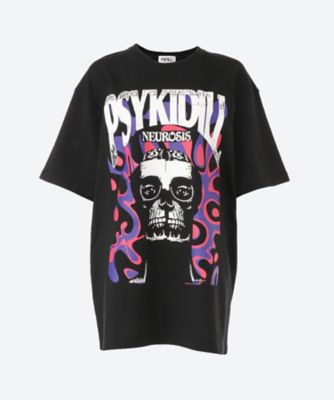 Kidill Tシャツ キディル KIDILL PUNK GIRL T-SHIRT HARD WASH ARTWORK BY KAE