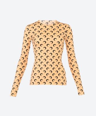 ＜MARINE SERRE (Women) ＞カットソー