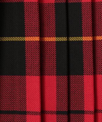 パンツ KIDILL FOLD PLEATS PANTS BRITISH TARTAN KIDILL - タータンチェック ホールドパンツ - FOLD PLEATS PANTS