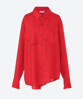 ASYMMETRY BUZAM SHIRT | sulvam (Women)/サルバム