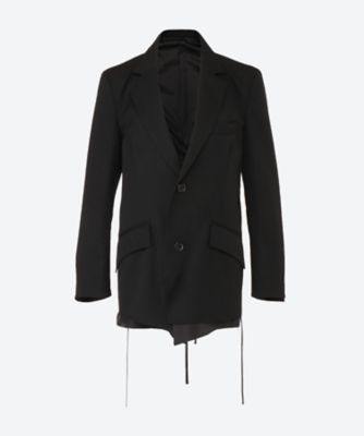 ＜sulvam (Women)＞ＧＡＢＡＲＤＩＮＥ　ＰＩＰＩＮＧ　ＷＯＭＡＮ　ＪＡＣＫＥＴ