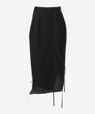 ＜sulvam (Women)＞ＧＡＢＡＲＤＩＮＥ　ＰＩＰＩＮＧ　ＳＫＩＲＴ