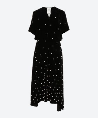 ＜doublet (Women)＞ＰＥＡＲＬ　ＤＥＣＯＬＡＴＥＤ　ＤＲＥＳＳ