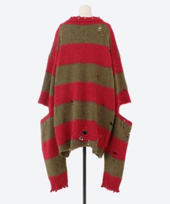 ＳＴＲＩＰＥ ＯＶＥＲＳＩＺＥ ＰＵＬＬＯＶＥＲ | ファッション・服 