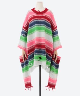 ＳＴＲＩＰＥ ＯＶＥＲＳＩＺＥ ＰＵＬＬＯＶＥＲ | ファッション・服 