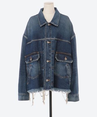 ＣＵＴ ＯＦＦ ＯＶＥＲＳＩＺＥＤ ＤＥＮＩＭ ＪＡＣＫＥＴ | doublet (Women)/ダブレット |  三越伊勢丹オンラインストア・通販【公式】