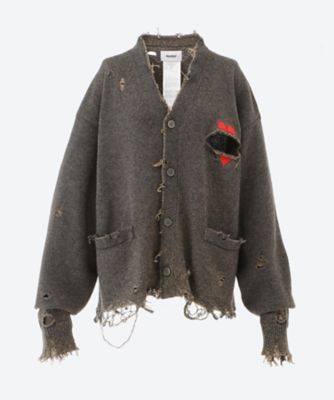 【doublet/ダブレット】 BROKEN HEART CARDIGAN