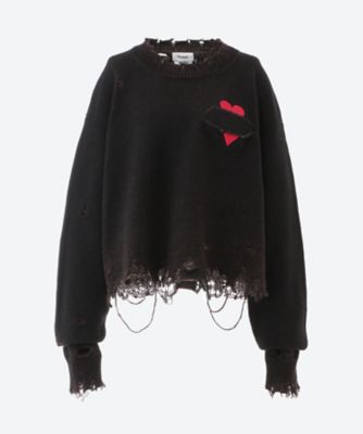 ＢＲＯＫＥＮ ＨＥＡＲＴ ＫＮＩＴ ＰＵＬＬＯＶＥＲ | ファッション ...