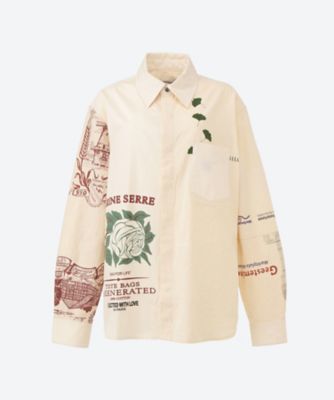 ＜MARINE SERRE (Women) ＞ブラウス