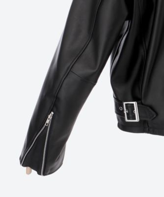 と*い様 doublet 24ss chain handle one-legge CHAIN HANDLE RIDERS JACKET | doublet