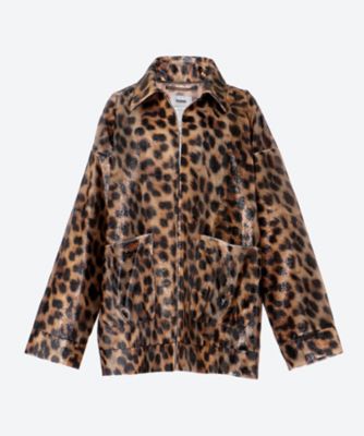 ＜三越伊勢丹/公式＞ doublet (Women)/ダブレット SUMMER FUR HAND-PAINT JACKET LEOPARD コート・ジャケット【三越伊勢丹/公式】