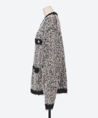 トップス doublet 24ss TWEED KINT CARDIGAN doublet / TWEED KINT CARDIGAN-doubletの通販EQUAL