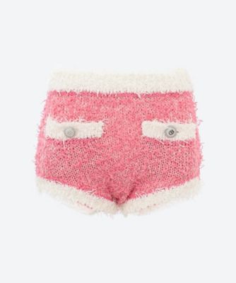doublet (Women)/ダブレット TWEED KNIT SHORTS 24SS42KN140