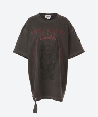【kidill】アシンメトリー　半袖　カットソー　Tシャツ kidill】アシンメトリー 半袖 カットソー Tシャツ|mercari