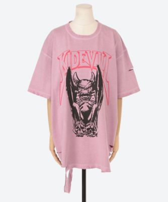 【24ss】KIDILL 定価2.5 デストロイ加工Tシャツ くすんだピンク 24ss】KIDILL 定価2.5 デストロイ加工Tシャツ くすんだピンク