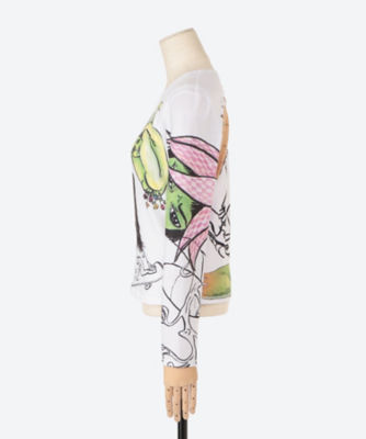chopova lowena カットソー Multicolor Airbrush Bunny Long Sleeve T-Shirt by Chopova