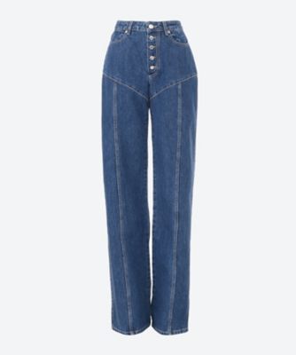 ＜MARINE SERRE (Women) ＞デニムパンツ