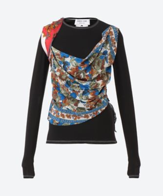 ＜MARINE SERRE (Women) ＞カットソー