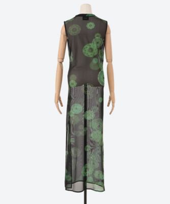 【関税込み】Coperni ブラック Flower マキシドレス ドレス | Coperni (Women)/コペルニ | 三越伊勢丹オンライン