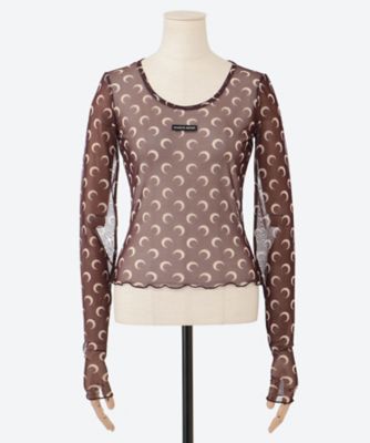 ＜MARINE SERRE (Women) ＞カットソー