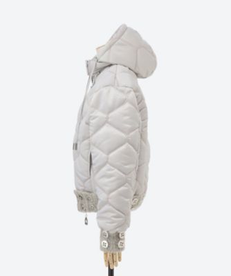 CHOPOVA LOWENA シルバー Lovey パファージャケット CHOPOVA LOWENA-LOVEY PUFFER COAT - VISITFOR
