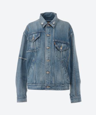 ＜doublet (Women)＞ＦＲＡＮＫＥＮＳＴＥＩＮ　ＣＵＴＴＩＮＧ　ＤＥＮＩＭ　ＪＡＣＫＥＴ
